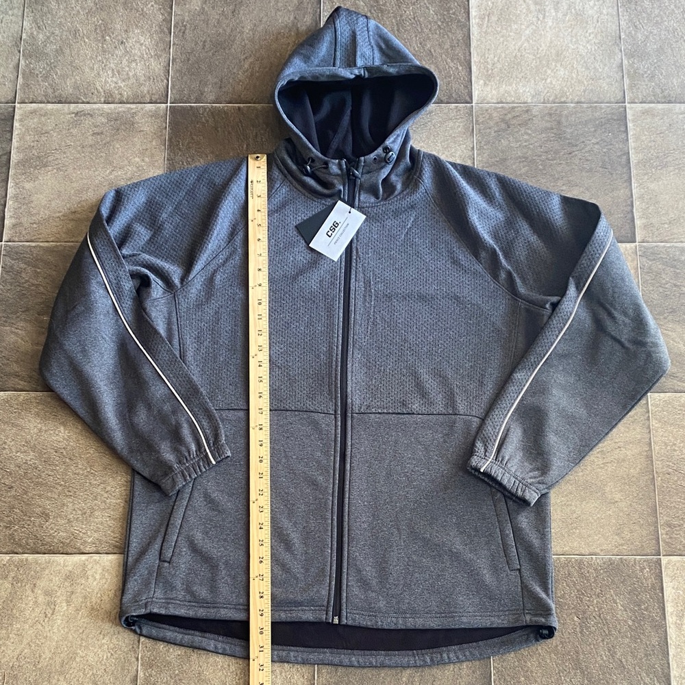 Men's Gray Hooded Jacket
